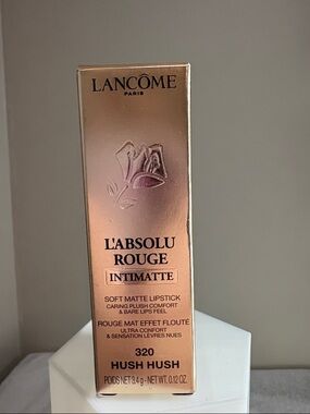 Lancôme L’Absolu Rouge Intimatte Hush Hush BNIB